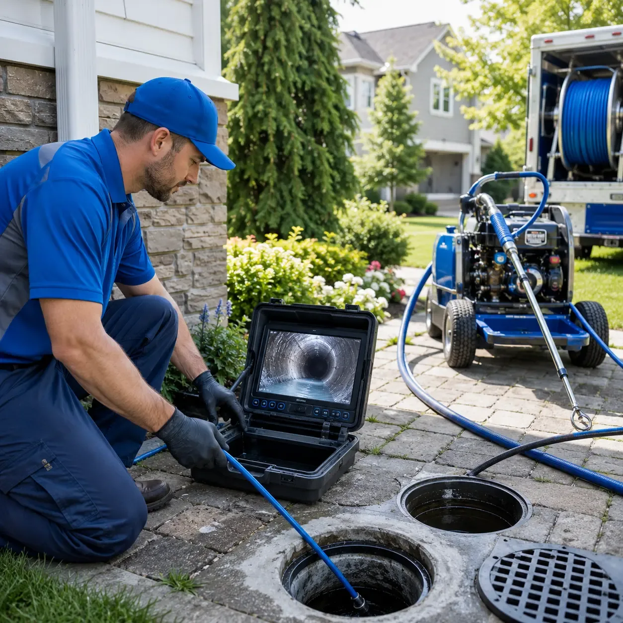 Outdoor drain cleaning professionals serving Booker, TX